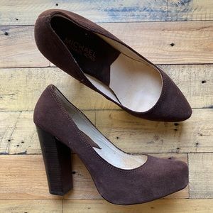 Michael Kors - Platform Almond Toe Pumps